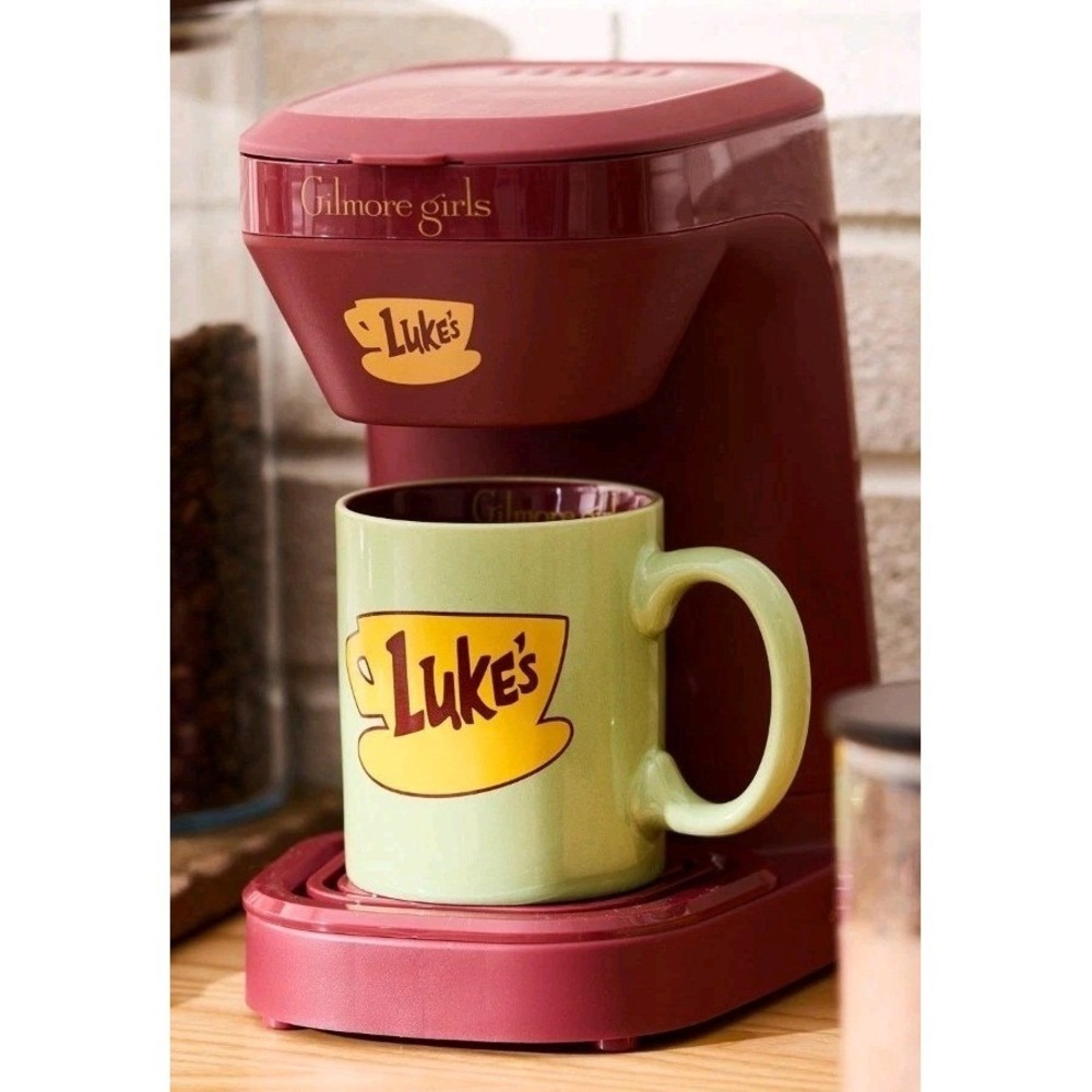Gilmore Girls LUKE'S Diner Single-Serve Coffee Maker And Coffee MUG SET NEW